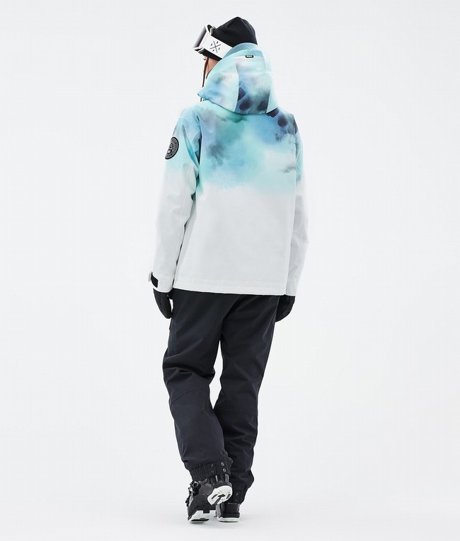 Women Dope Blizzard W Ski Jackets Blue / White | BPWLYFZ-48