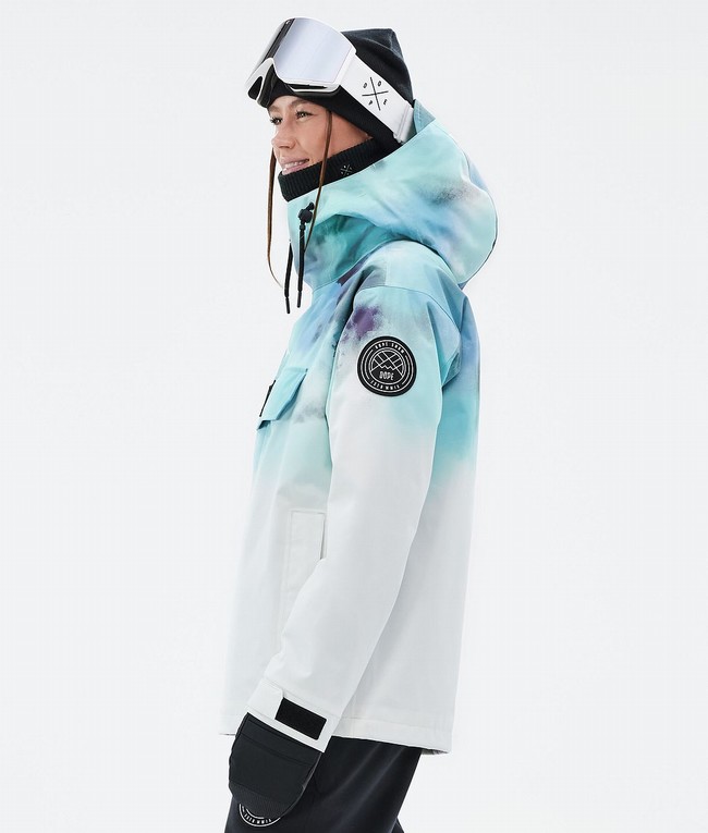 Women Dope Blizzard W Ski Jackets Blue / White | BPWLYFZ-48