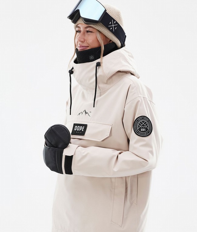 Women Dope Blizzard W Ski Jackets Brown | QLAFUGW-58