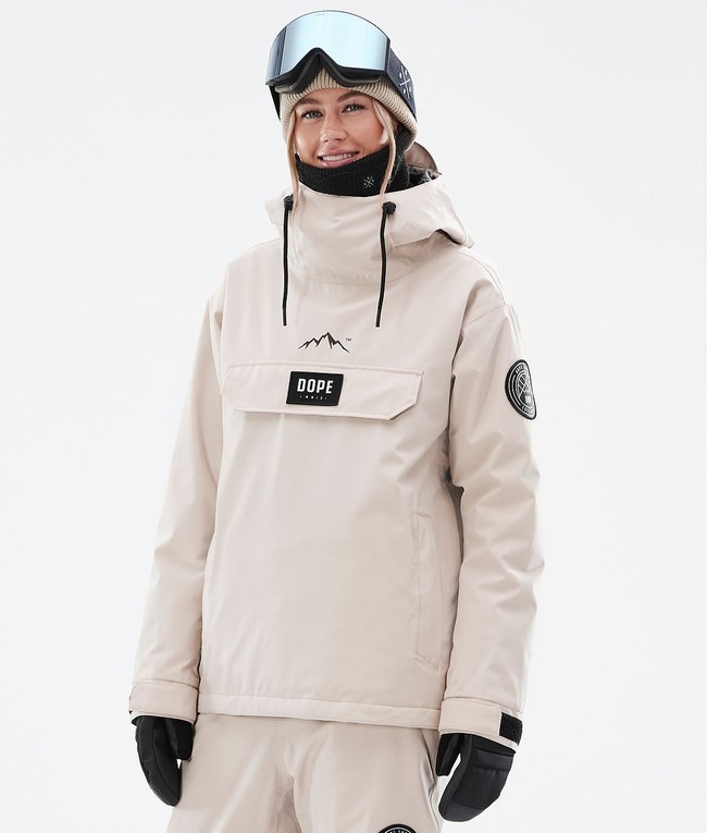 Women Dope Blizzard W Ski Jackets Brown | QLAFUGW-58