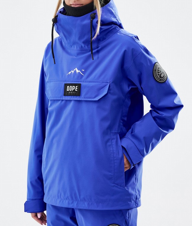 Women Dope Blizzard W Ski Jackets Deep Blue | RAJCPSW-27