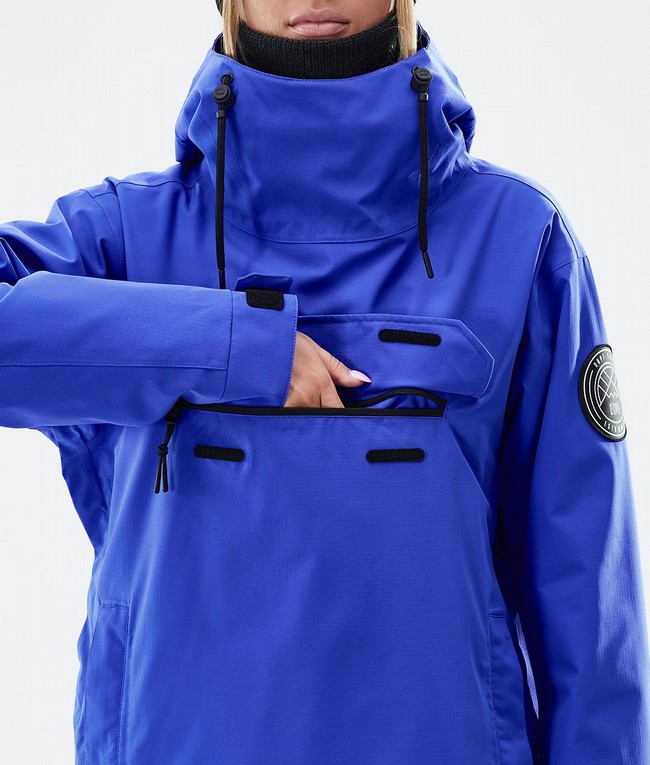 Women Dope Blizzard W Ski Jackets Deep Blue | RAJCPSW-27