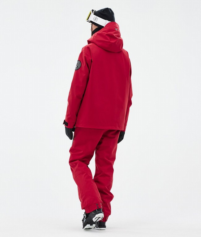 Women Dope Blizzard W Ski Jackets Deep Red | NBJYUTL-56