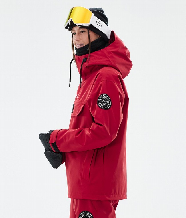 Women Dope Blizzard W Ski Jackets Deep Red | NBJYUTL-56