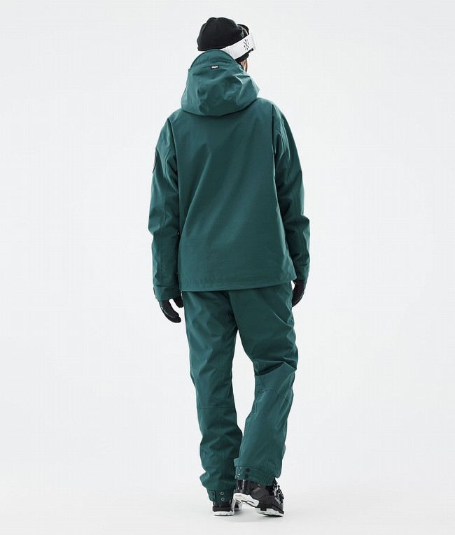 Women Dope Blizzard W Ski Jackets Green | GMQPUVI-98