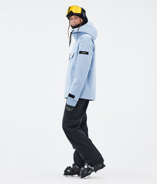 Women Dope Blizzard W Ski Jackets Light Blue | MDQIGHU-57