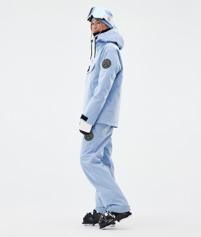 Women Dope Blizzard W Ski Jackets Light Blue | RCXSOQD-29