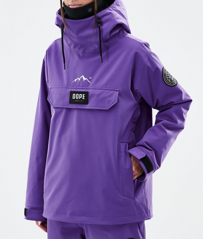 Women Dope Blizzard W Ski Jackets Purple | OMUSTEZ-24