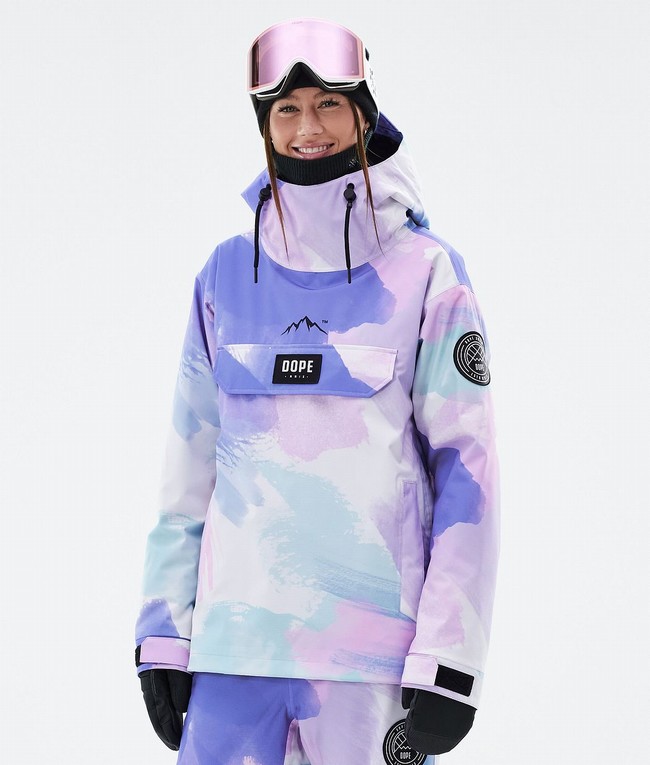 Women Dope Blizzard W Ski Jackets Purple | TBWFOVI-86