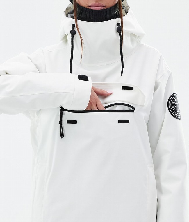 Women Dope Blizzard W Ski Jackets White | LZMRFTO-15