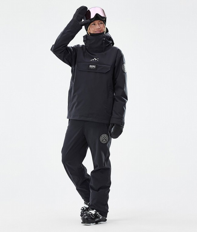 Women Dope Blizzard W Ski Pants Black | TMFDAZX-37