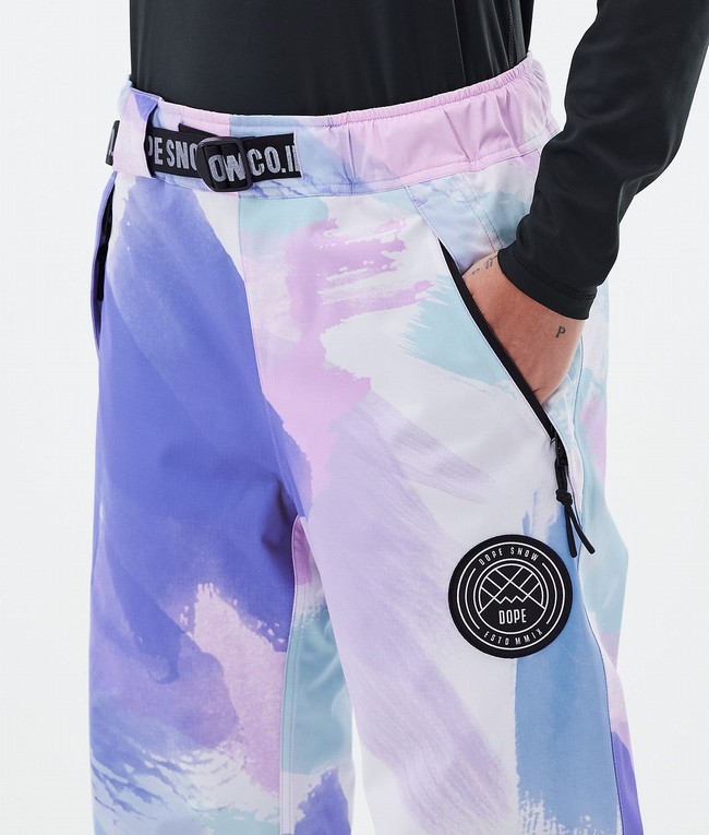 Women Dope Blizzard W Ski Pants Blue / Pink | ZJFPLON-43