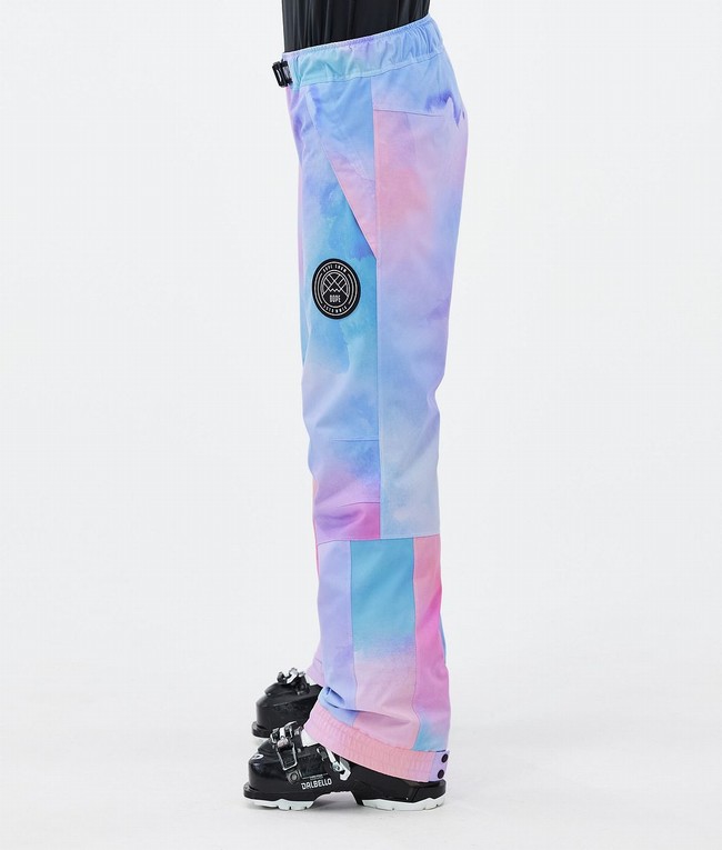 Women Dope Blizzard W Ski Pants Blue / Pink | IQVOTSX-81