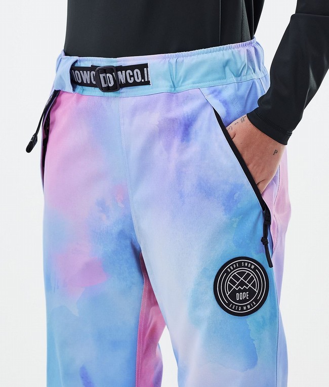 Women Dope Blizzard W Ski Pants Blue / Pink | IQVOTSX-81