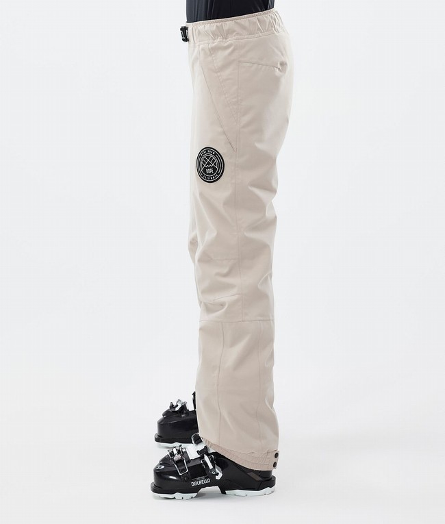 Women Dope Blizzard W Ski Pants Brown | JEKOFTZ-64