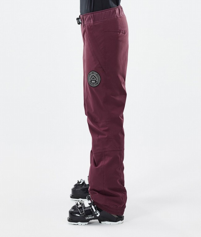 Women Dope Blizzard W Ski Pants Burgundy | HIFURZM-69