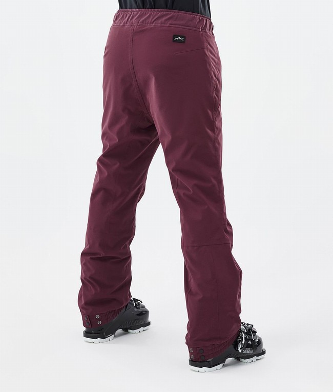 Women Dope Blizzard W Ski Pants Burgundy | HIFURZM-69