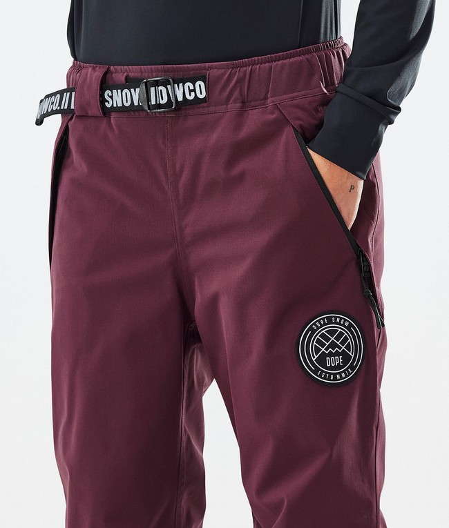 Women Dope Blizzard W Ski Pants Burgundy | HIFURZM-69