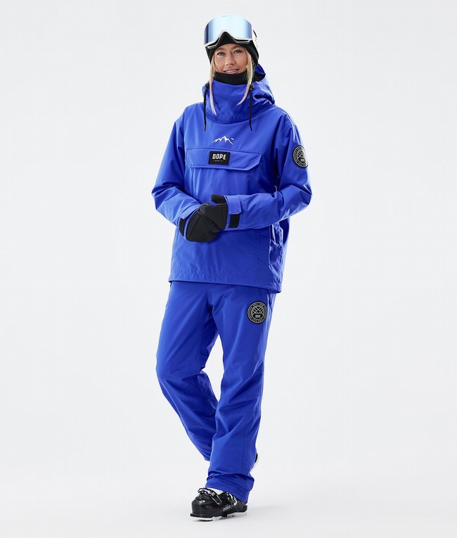 Women Dope Blizzard W Ski Pants Deep Blue | WSDKUOA-93