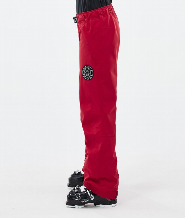 Women Dope Blizzard W Ski Pants Deep Red | EFBNWZI-28