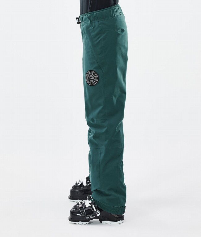 Women Dope Blizzard W Ski Pants Green | HJIGLVE-68