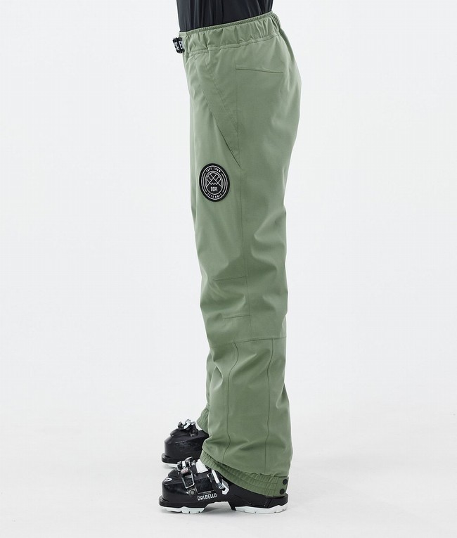 Women Dope Blizzard W Ski Pants Green | ZXYLROB-68