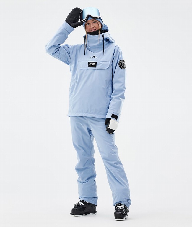 Women Dope Blizzard W Ski Pants Light Blue | FOIQUGZ-49