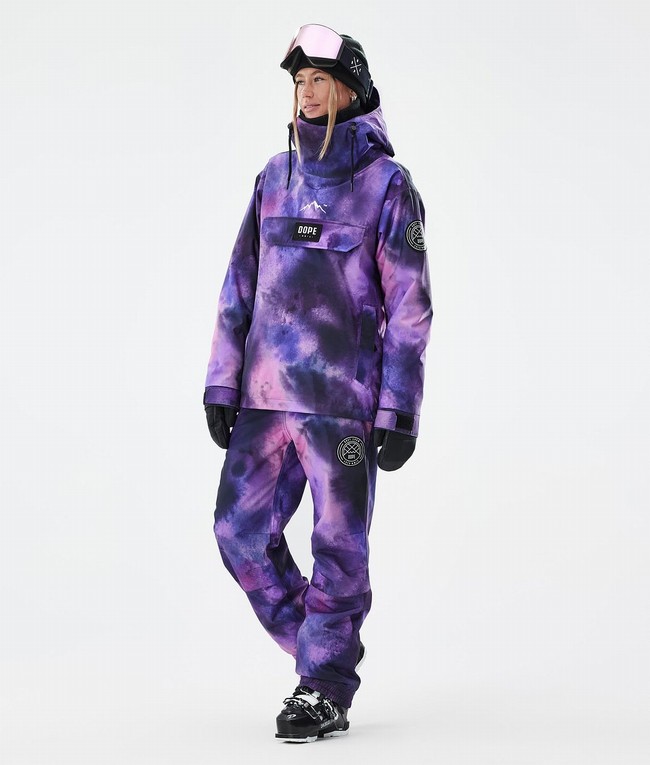 Women Dope Blizzard W Ski Pants Purple | VZXCYOH-92