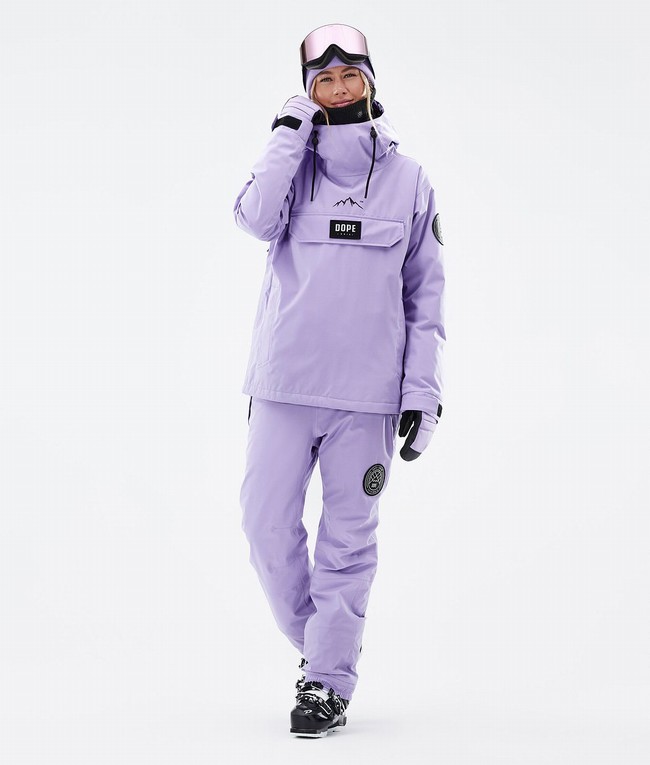 Women Dope Blizzard W Ski Pants Purple | GBSCXWF-70