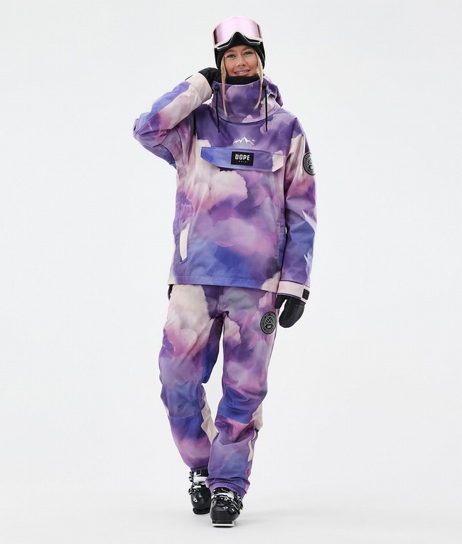 Women Dope Blizzard W Ski Pants Purple | YUZDFQJ-71