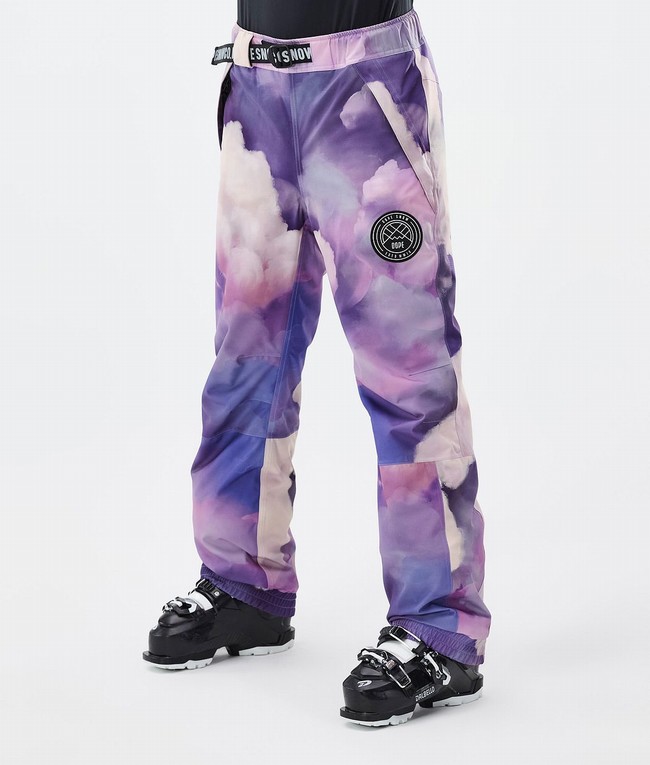 Women Dope Blizzard W Ski Pants Purple | YUZDFQJ-71