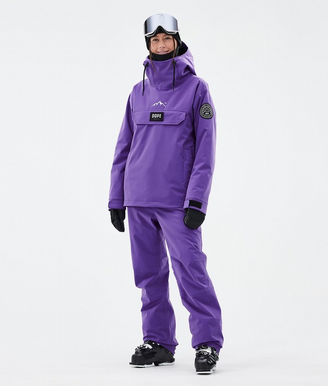 Women Dope Blizzard W Ski Pants Purple | QWABYGC-07