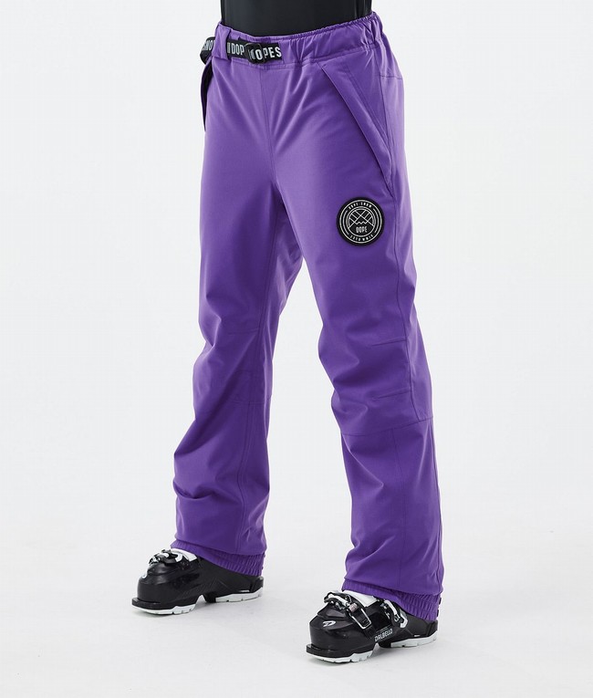 Women Dope Blizzard W Ski Pants Purple | QWABYGC-07