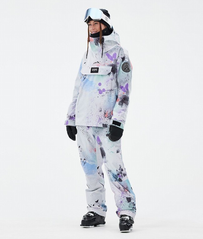 Women Dope Blizzard W Ski Pants White | KYCPZQV-76