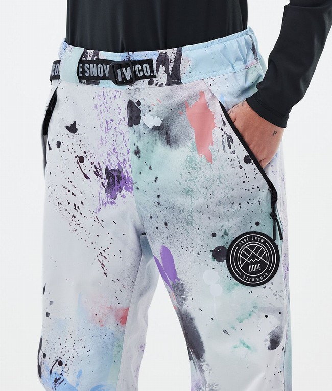 Women Dope Blizzard W Ski Pants White | KYCPZQV-76