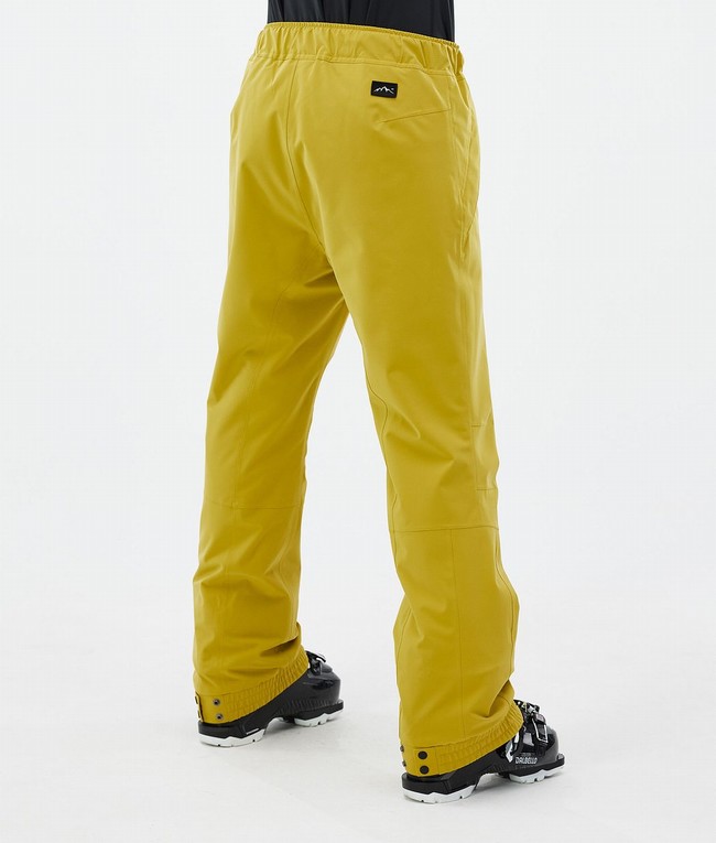 Women Dope Blizzard W Ski Pants Yellow | GOTCBYZ-92