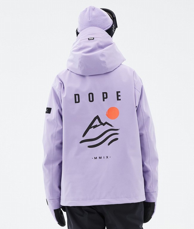 Women Dope Blizzard W Snowboard Jackets Purple | UPCJFAY-36