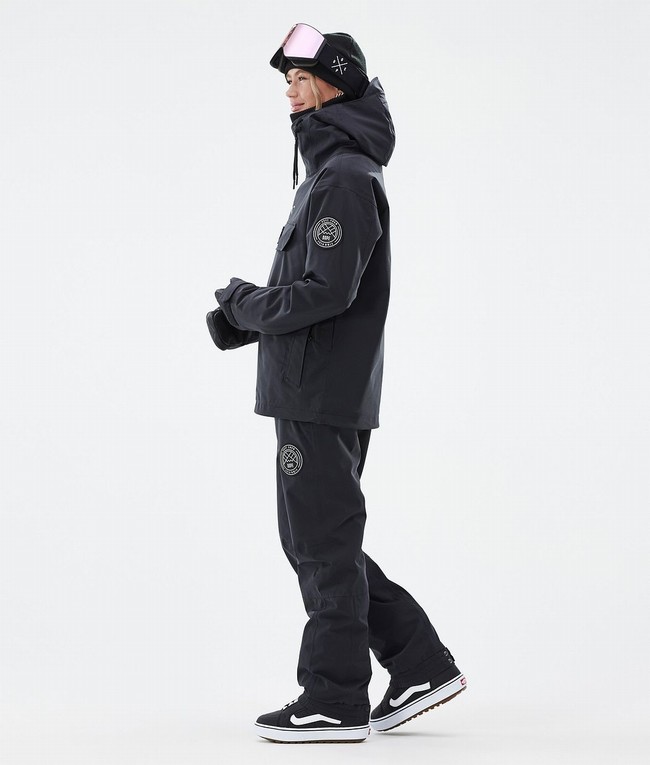 Women Dope Blizzard W Snowboard Jackets Black | SMYZWPE-25