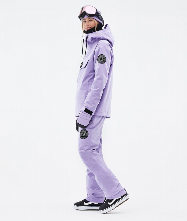 Women Dope Blizzard W Snowboard Jackets Purple | PSMWERX-25