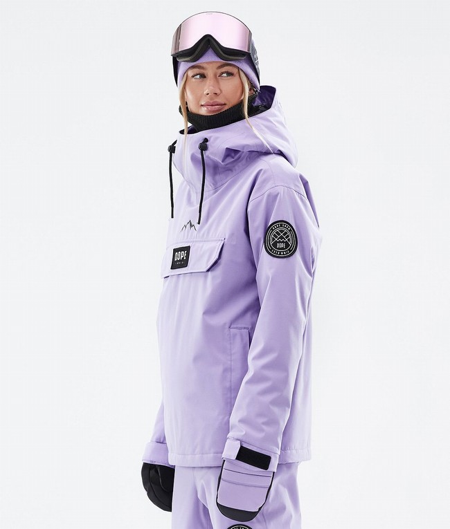 Women Dope Blizzard W Snowboard Jackets Purple | PSMWERX-25