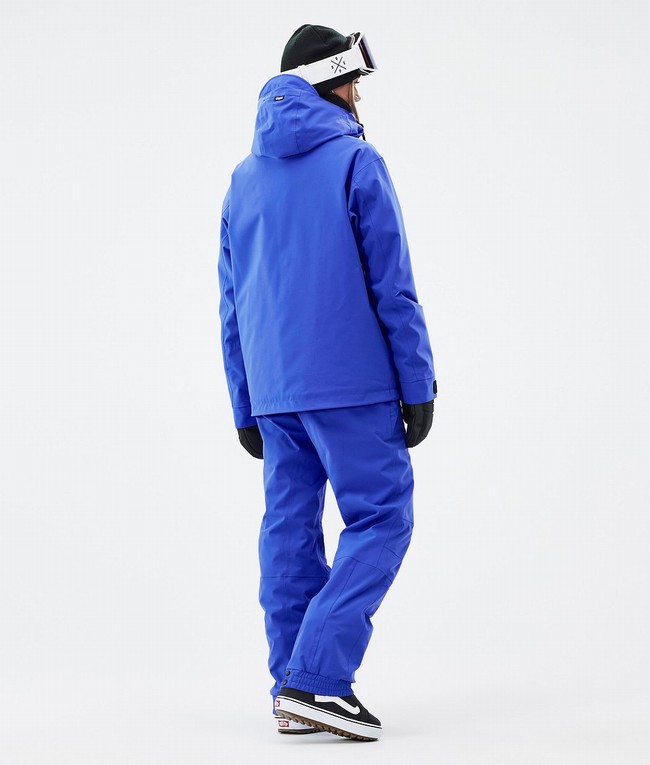 Women Dope Blizzard W Snowboard Jackets Deep Blue | OJPFLZD-74