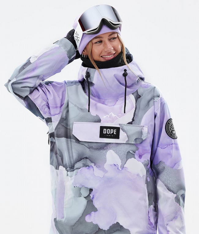 Women Dope Blizzard W Snowboard Jackets Purple | PDMRNGT-68