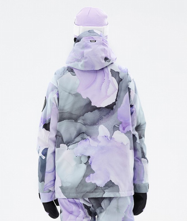 Women Dope Blizzard W Snowboard Jackets Purple | PDMRNGT-68