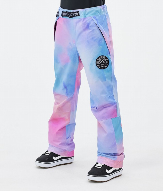 Women Dope Blizzard W Snowboard Pants Blue / Pink | ECOSQPN-36