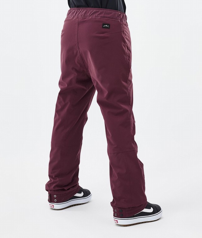 Women Dope Blizzard W Snowboard Pants Burgundy | DQNBSVT-76