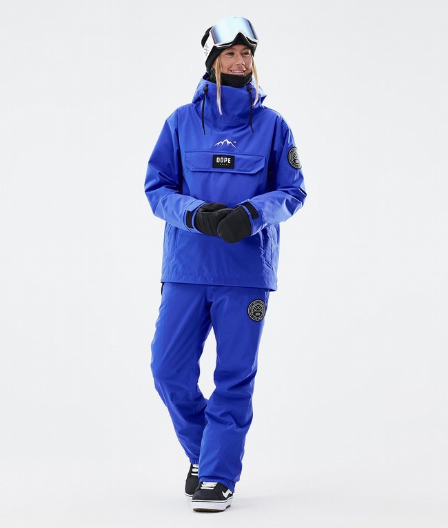 Women Dope Blizzard W Snowboard Pants Deep Blue | SZKIFYT-40