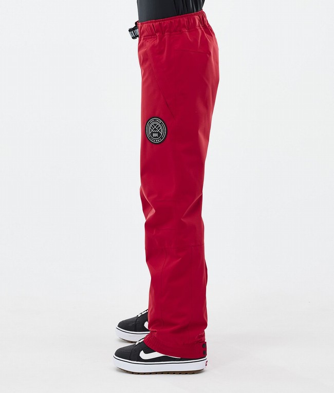 Women Dope Blizzard W Snowboard Pants Deep Red | ELAJYRB-86