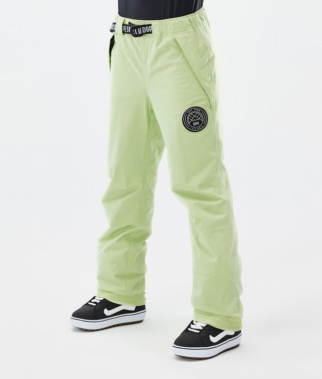 Women Dope Blizzard W Snowboard Pants Green | OQXTJDK-37