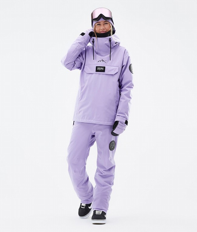 Women Dope Blizzard W Snowboard Pants Purple | XEGIQRT-59