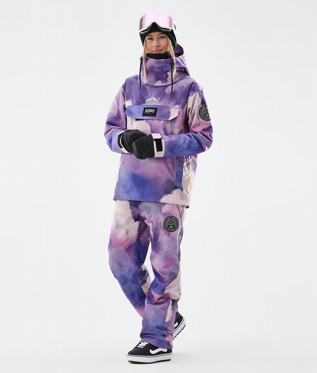 Women Dope Blizzard W Snowboard Pants Purple | EQRNLPG-60